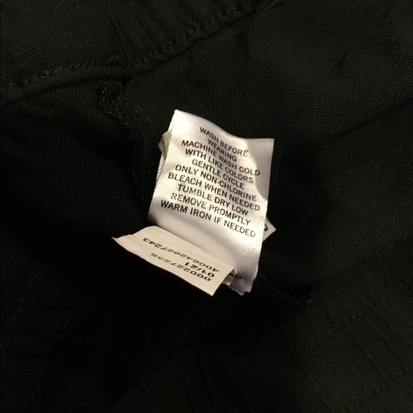 SONOMA XXL black 100% rayon pull on shorts - Picture 5 of 11